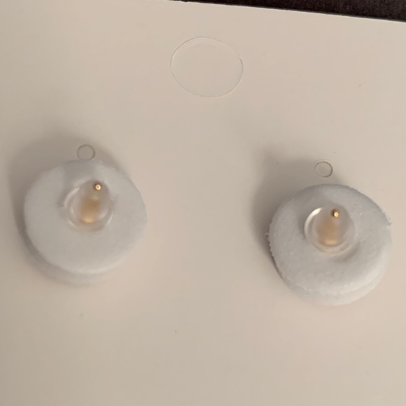 Clear butterfly earrings 925ss post - Picture 3 of 4